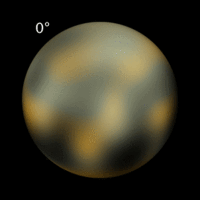 Pluto rotating