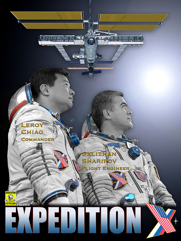 Expedition 10 crew poster. Image credit Wikimedia