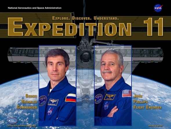 Expedition 11 poster. Image credit Wikimedia