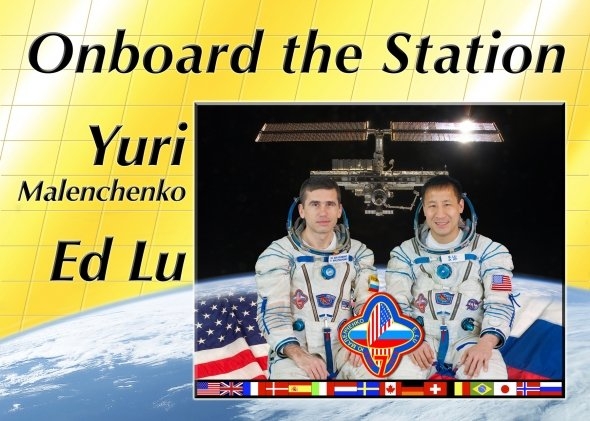 The Expedition 7 Crew Poster. Image credit NASA