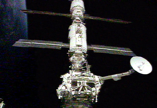 The space station with the Z1 Truss. Image Credit NASA