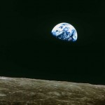 Earthrise, as seen by the crew of Apollo 8 as they orbited the Moon. Image Credit: Redding