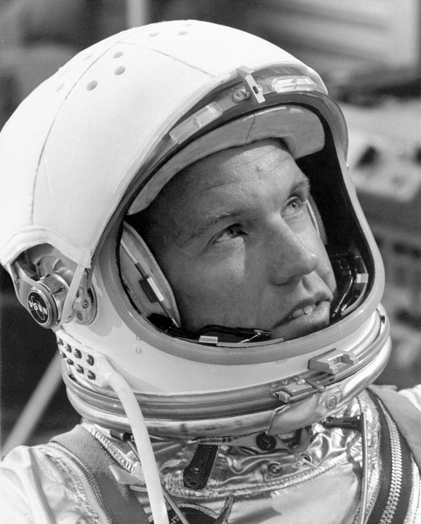 Gordon Cooper prepares for his flight. Image credit NASA