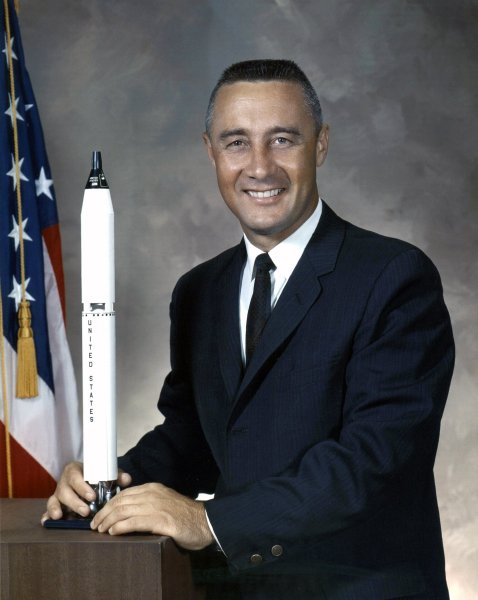 Official NASA Photo of Gus Grissom. Image credit This Day in Aviation
