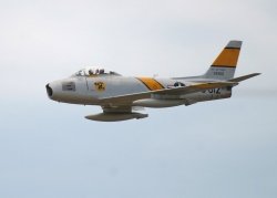 An F-86 Sabre Jet