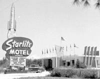 The Starlite Motel, circa 1960. Image credit City of Cocoa Beach